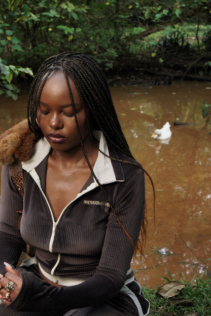 NAYOMI LOUNGE SET (chocolate brown)