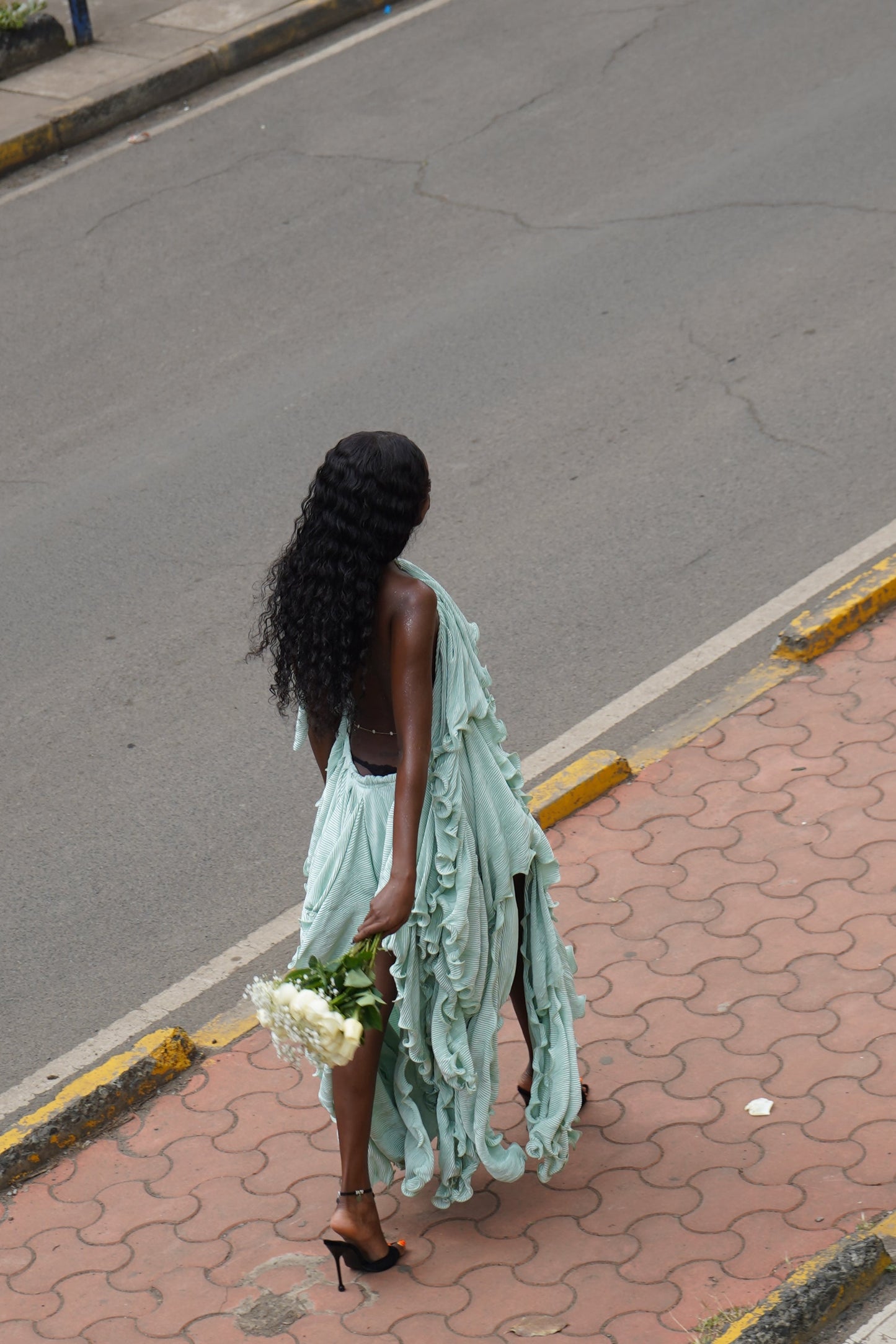 DEBORAH DRESS (MINT GREEN)