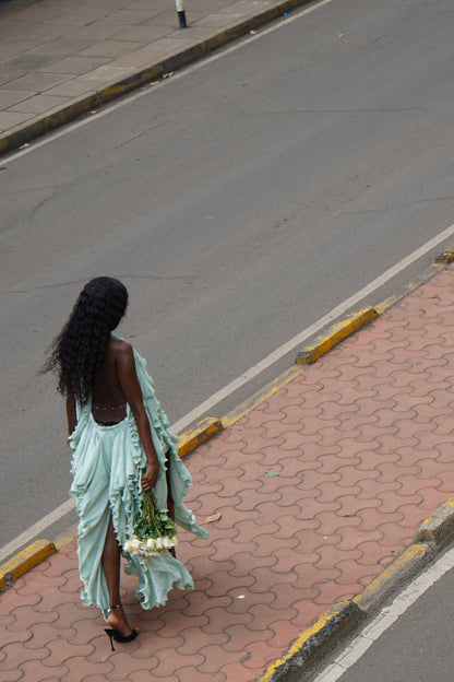 DEBORAH DRESS (MINT GREEN)