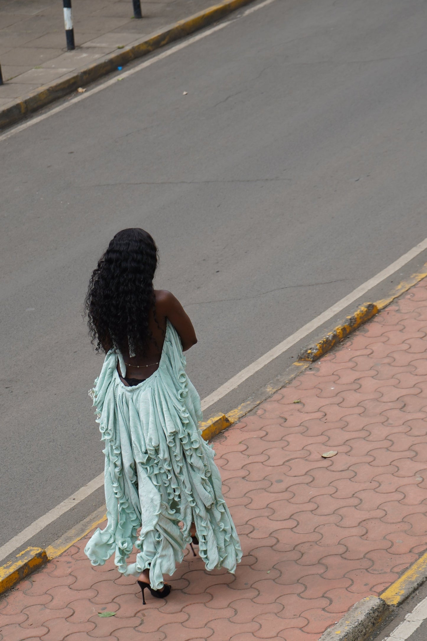 DEBORAH DRESS (MINT GREEN)