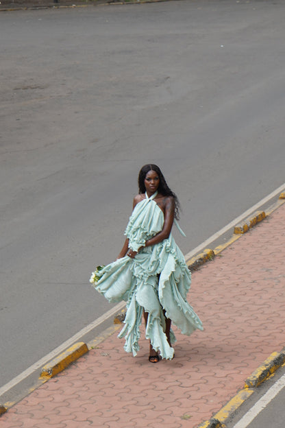 DEBORAH DRESS (MINT GREEN)