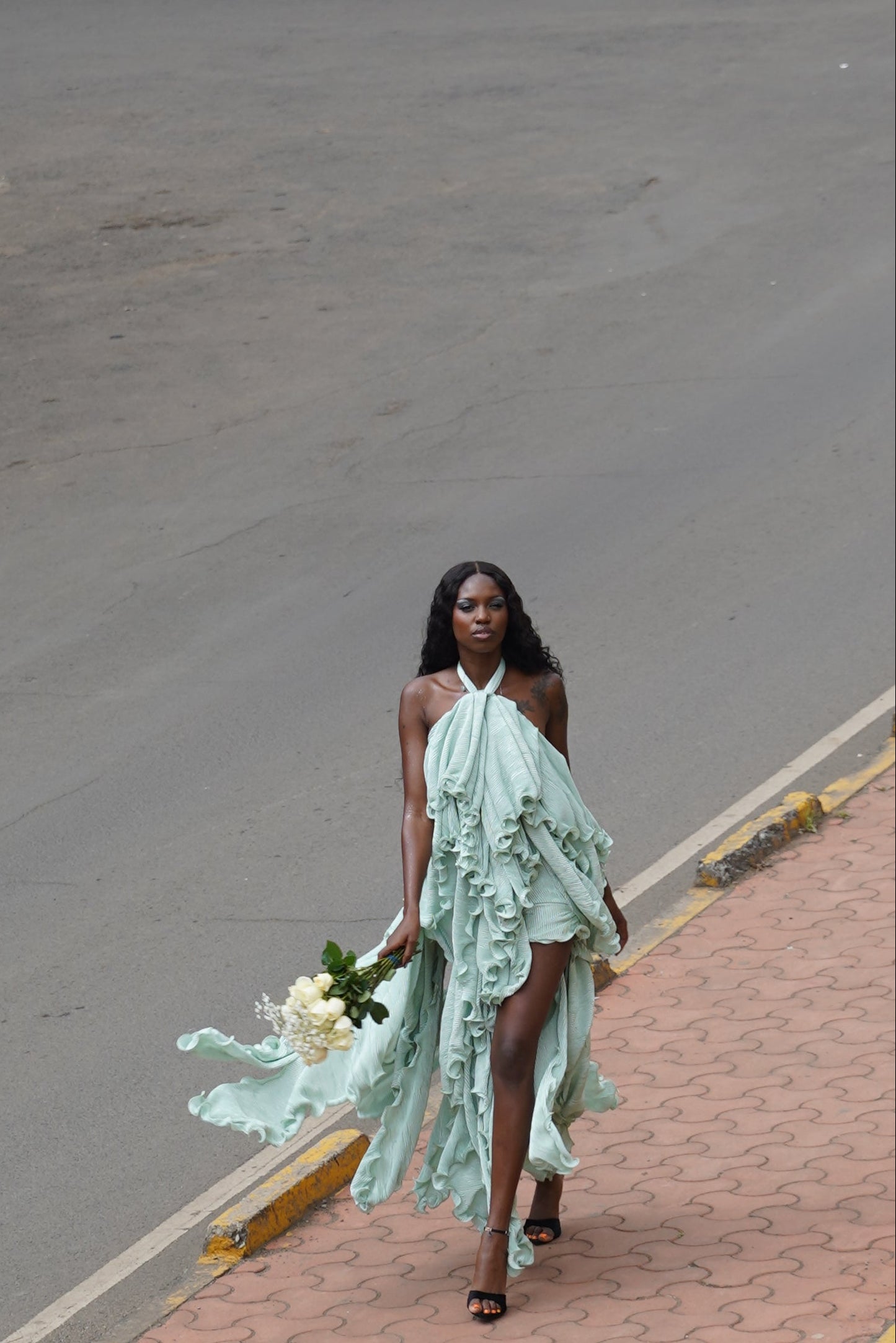 DEBORAH DRESS (MINT GREEN)