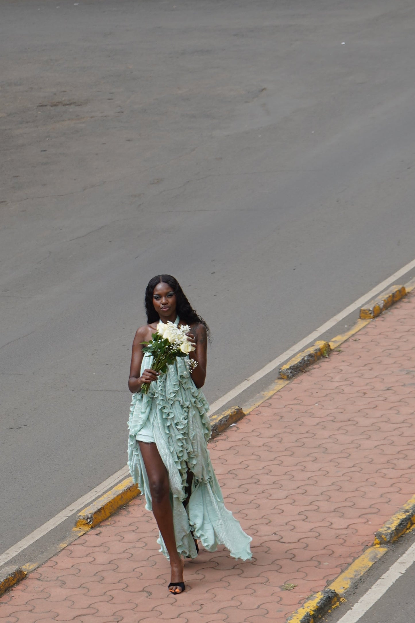 DEBORAH DRESS (MINT GREEN)