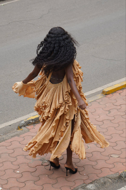 DEBORAH DRESS (GOLD)
