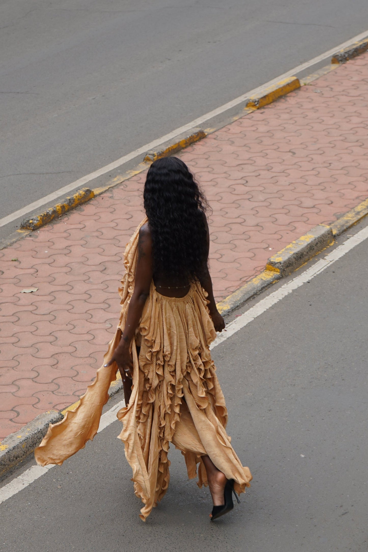 DEBORAH DRESS (GOLD)