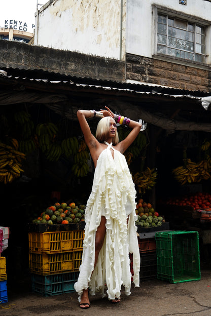 DEBORAH DRESS (OFF-WHITE)