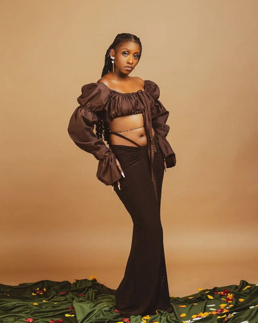 MONROE TOP (Chocolate Brown