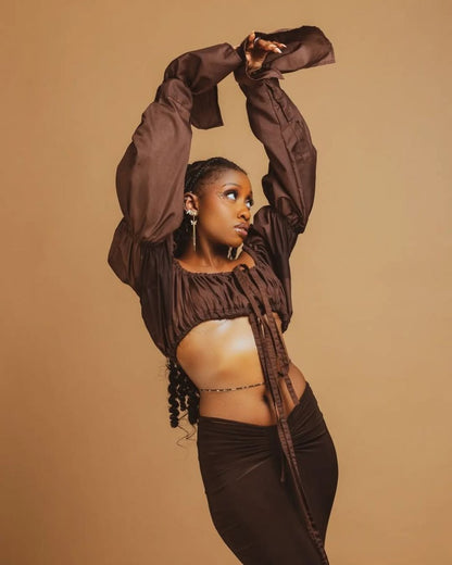 MONROE TOP (Chocolate Brown